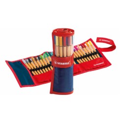 Stabilo Point 88 Rotolo Blu e Rosso 25 Fineliner