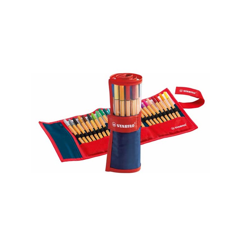 Stabilo Point 88 Rotolo Blu e Rosso 25 Fineliner