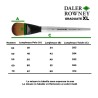 Daler Rowney Graduate XL Pennello Sintetico Morbido a Lingua di Gatto, Manico Corto