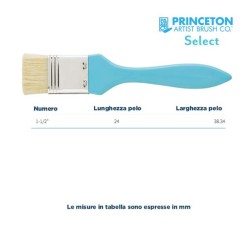 Princeton Select Serie n.P3750 Pennellessa in setola sintetica, manico corto