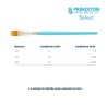 Princeton Select Serie n.P3750 pennello sintetico piatto dentellato, manico corto