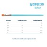 Princeton Select Serie n.P3750 Bombasino corto sintetico, manico corto