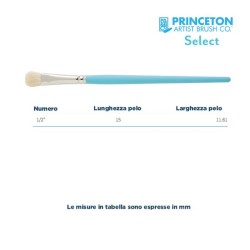Princeton Select Serie n.P3750 bombasino lunar sintetico, manico corto