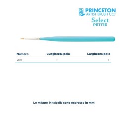 Princeton Select Petite Serie n.P3750 pennello sintetico monogram, manico corto