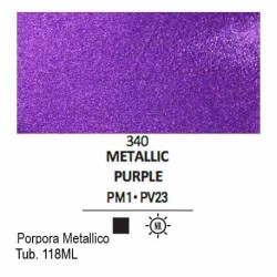 340 - Liquitex Basics acrilico porpora metallico