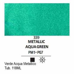 339 - Liquitex Basics acrilico verde acqua metallico