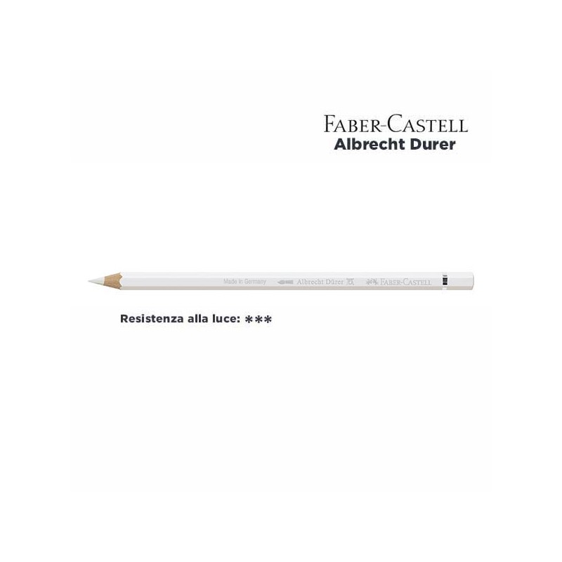 101 - Faber-Castell matita acquerellabile Albrecht Durer Bianco