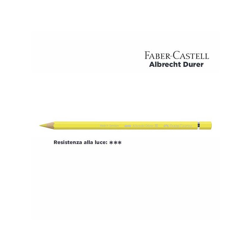 104 - Faber-Castell matita acquerellabile Albrecht Durer Giallo Chiaro Trasparente
