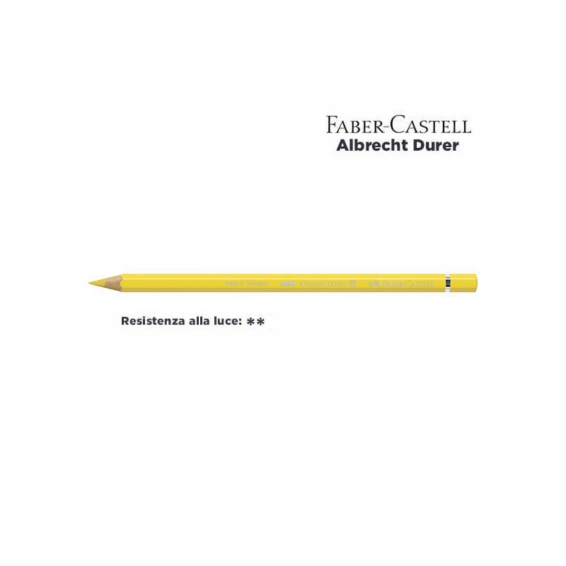 106 - Faber-Castell matita acquerellabile Albrecht Durer Giallo Cromo Chiaro