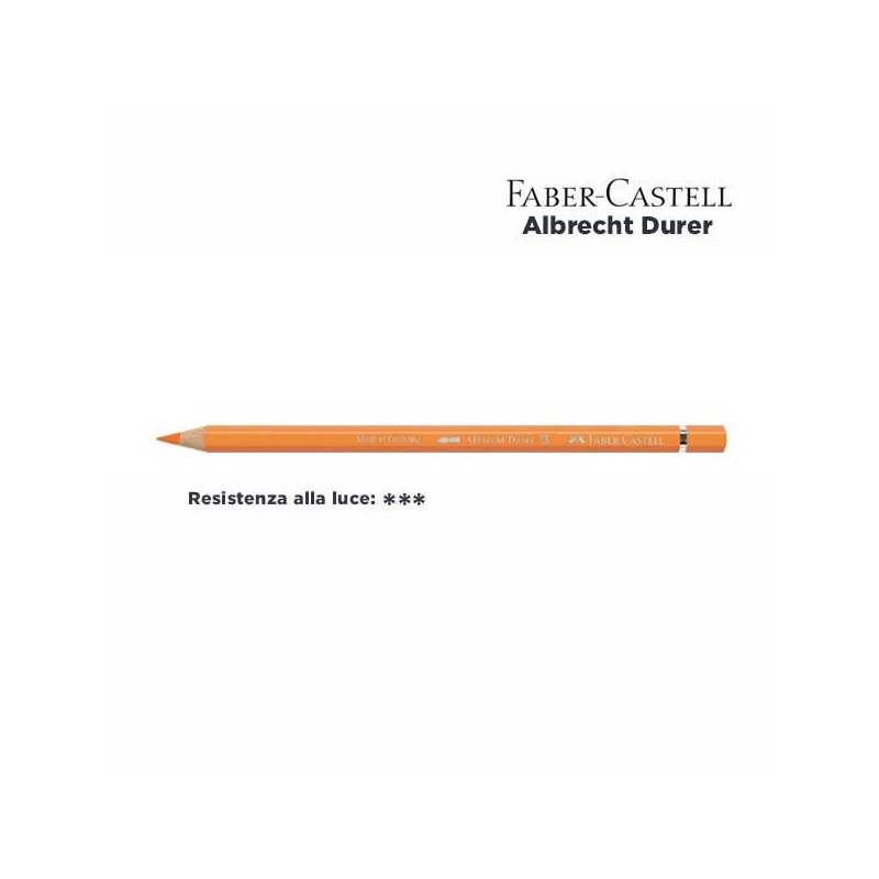 111 - Faber-Castell matita acquerellabile Albrecht Durer Arancione Cadmio