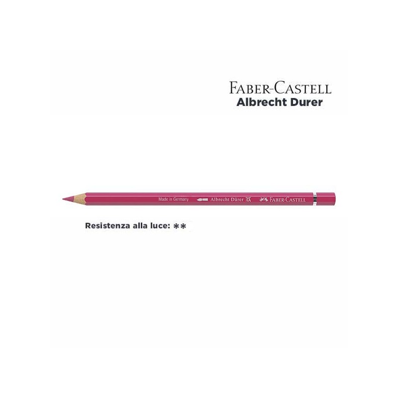 124 - Faber-Castell matita acquerellabile Albrecht Durer Carminio Rosato