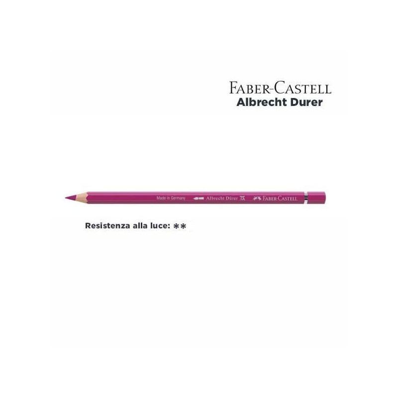 125 - Faber-Castell matita acquerellabile Albrecht Durer Rosa Porpora Medio