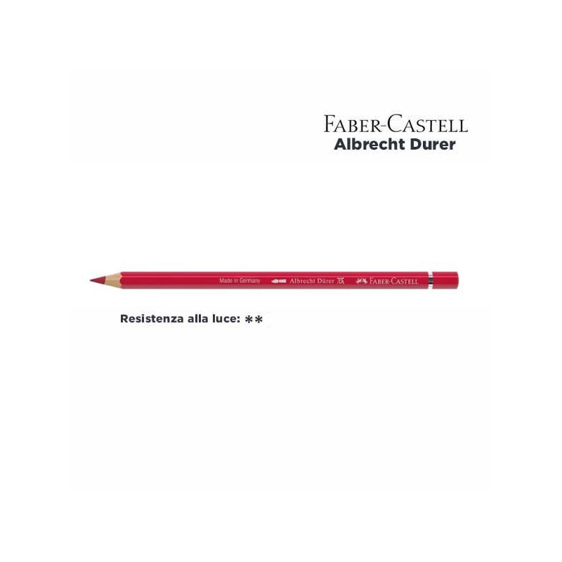 126 - Faber-Castell matita acquerellabile Albrecht Durer Carminio Permanente