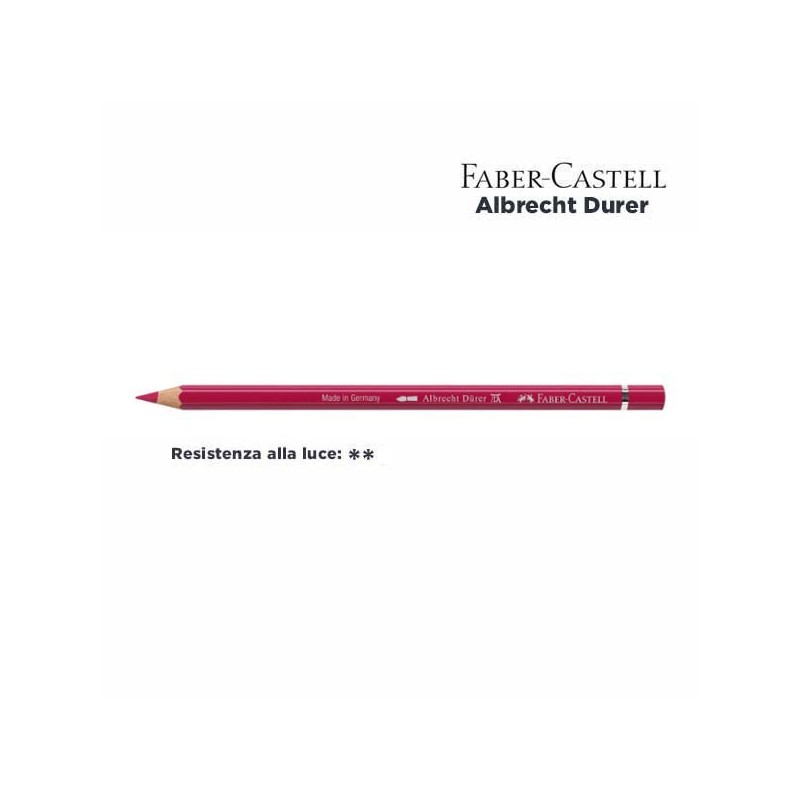 127 - Faber-Castell matita acquerellabile Albrecht Durer Rosa Carminio