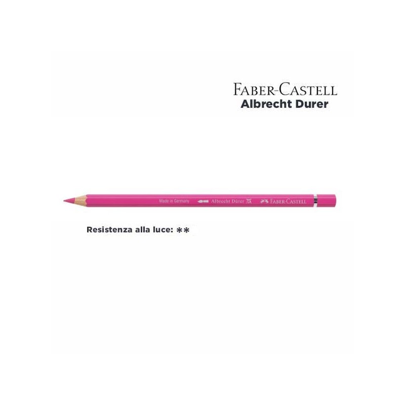 128 - Faber-Castell matita acquerellabile Albrecht Durer Rosa Porpora Chiaro
