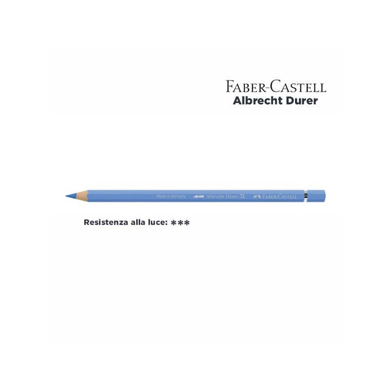 140 - Faber-Castell matita acquerellabile Albrecht Durer Oltremare Chiaro