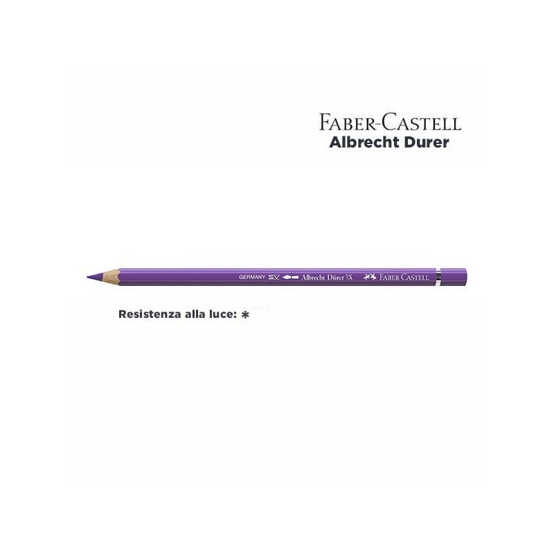 160 - Faber-Castell matita acquerellabile Albrecht Durer Viola Manganese