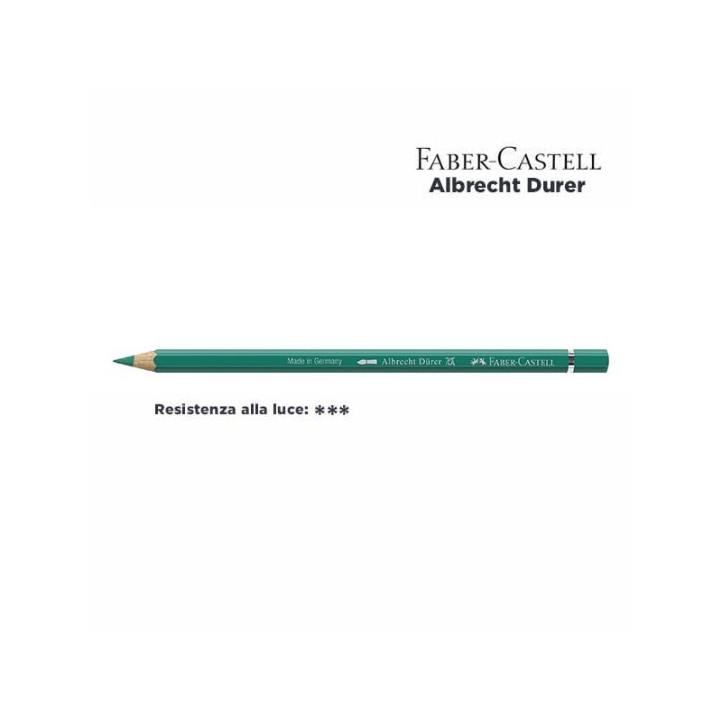 161 - Faber-Castell matita acquerellabile Albrecht Durer Verde Ftalico