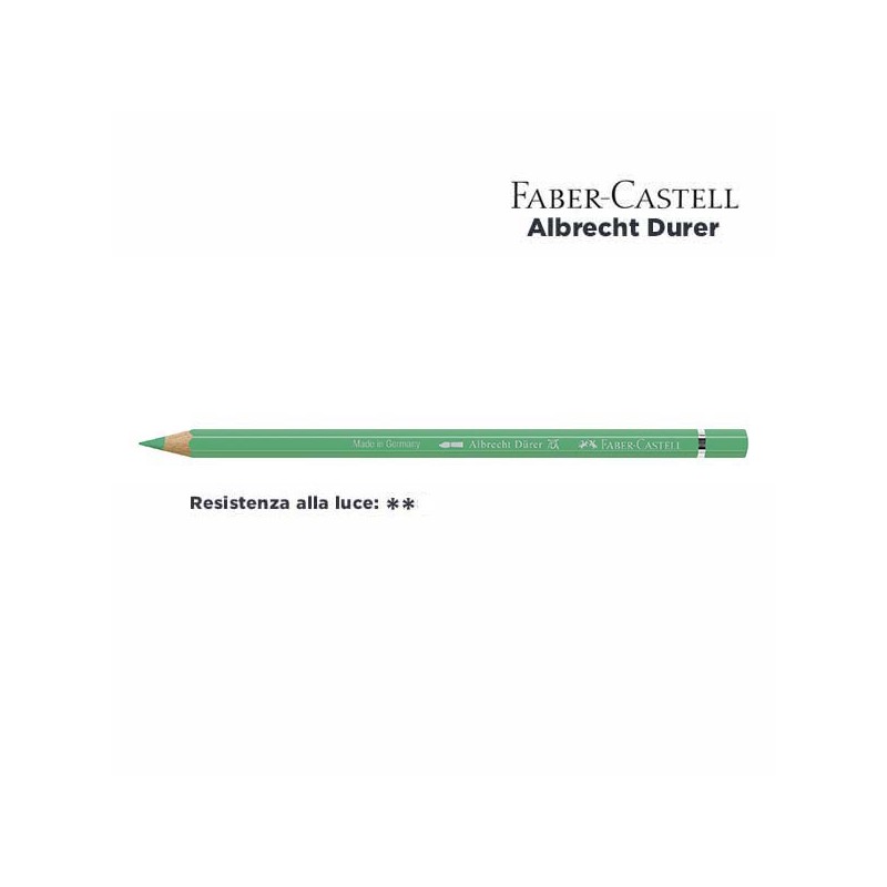 162 - Faber-Castell matita acquerellabile Albrecht Durer Verde Ftalico Chiaro