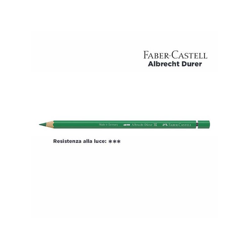 163 - Faber-Castell matita acquerellabile Albrecht Durer Verde Smeraldo