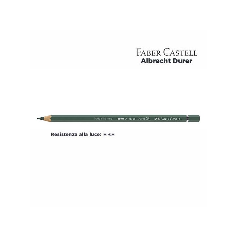 165 - Faber-Castell matita acquerellabile Albrecht Durer Verde Ginepro