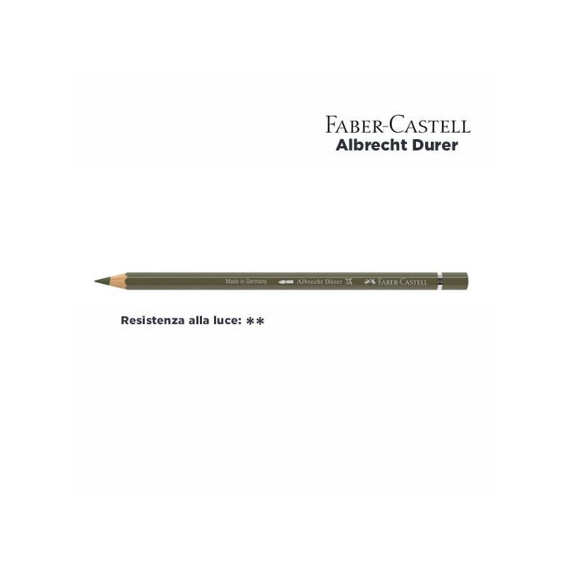 173 - Faber-Castell matita acquerellabile Albrecht Durer Verde Oliva Giallastro
