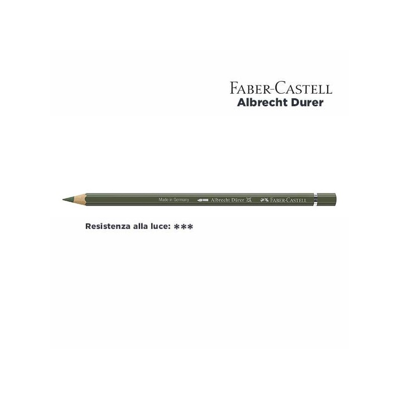 174 - Faber-Castell matita acquerellabile Albrecht Durer Verde Cromo Ossido Opaco