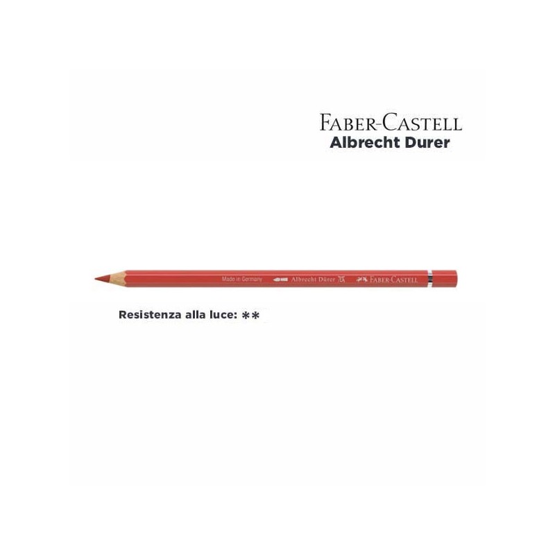 191 - Faber-Castell matita acquerellabile Albrecht Durer Rosso Pompei