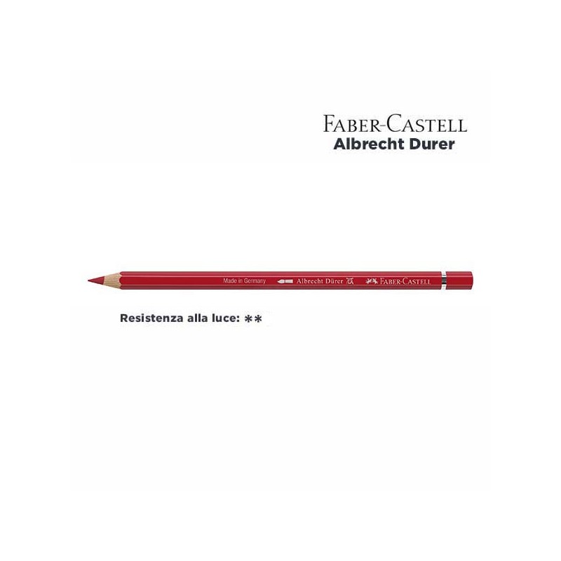219 - Faber-Castell matita acquerellabile Albrecht Durer Rosso Scarlatto Intenso