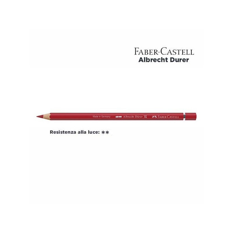 223 - Faber-Castell matita acquerellabile Albrecht Durer Rosso Intenso
