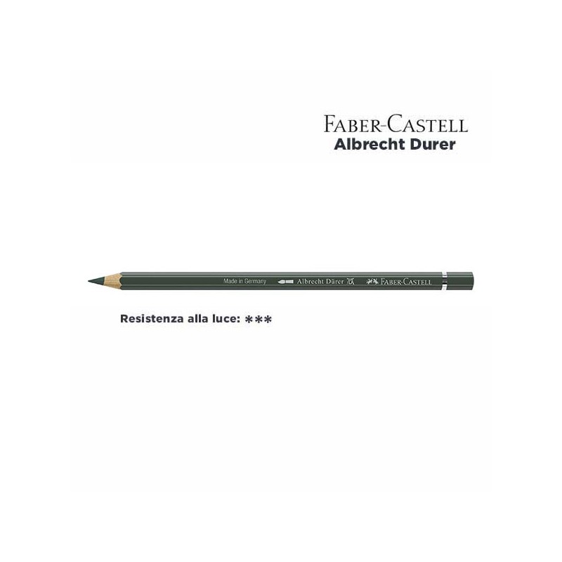 278 - Faber-Castell matita acquerellabile Albrecht Durer Verde Cromo Ossido