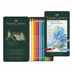 Faber-Castell Albrecht Durer 12 Matite Acquerellabili scatola in metallo
