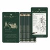 Faber-Castell Art Set 12 Matite Grafite Castell 9000 Scatola in metallo