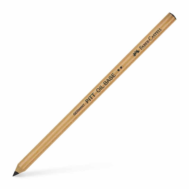 Faber-Castell Matita Colorata Grassa Pitt Oil Base Nero