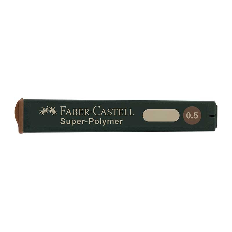 Faber-Castell Super-Polymer Astuccio 12 Mine Grafite 0,5mm