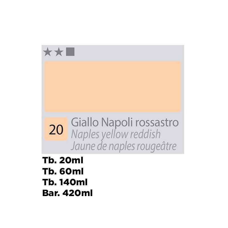 20 - Divolo Olio Accademia Giallo Napoli Rossastro