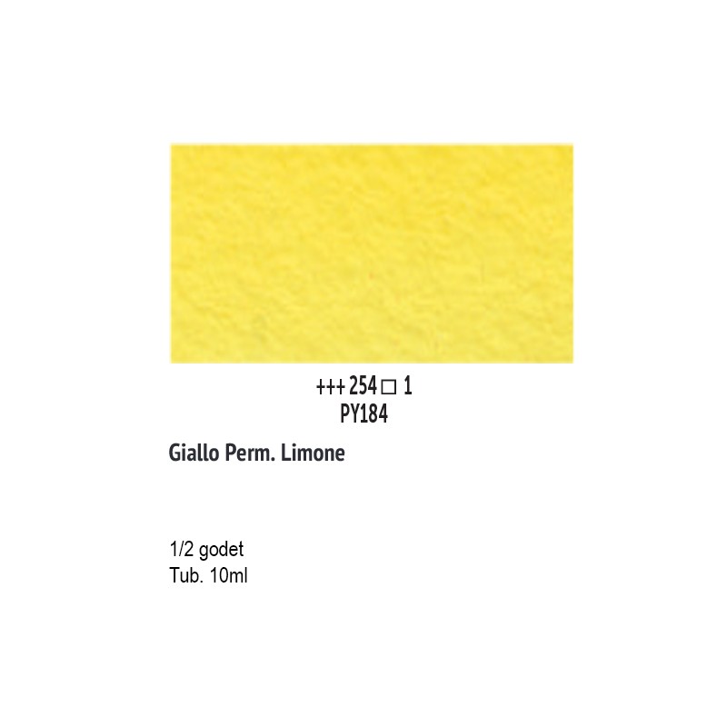 254 - Talens Van Gogh Acquerello Giallo Limone Permanente