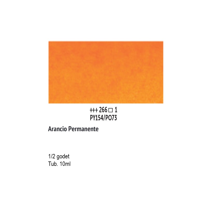 266 - Talens Van Gogh Acquerello Arancio Permanente