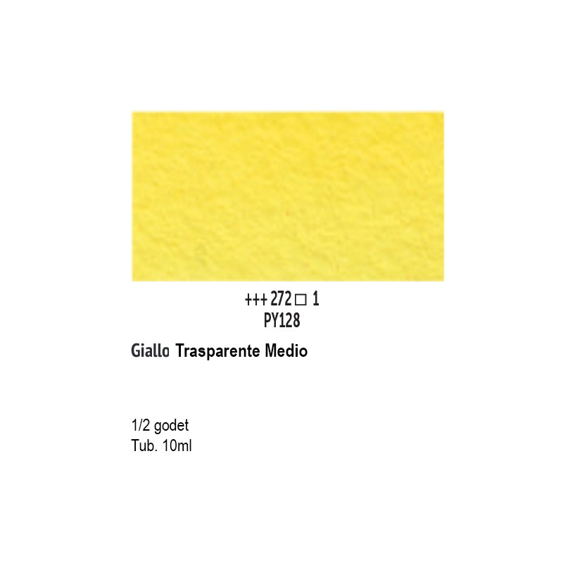 272 - Talens Van Gogh Acquerello Giallo Trasparente Medio