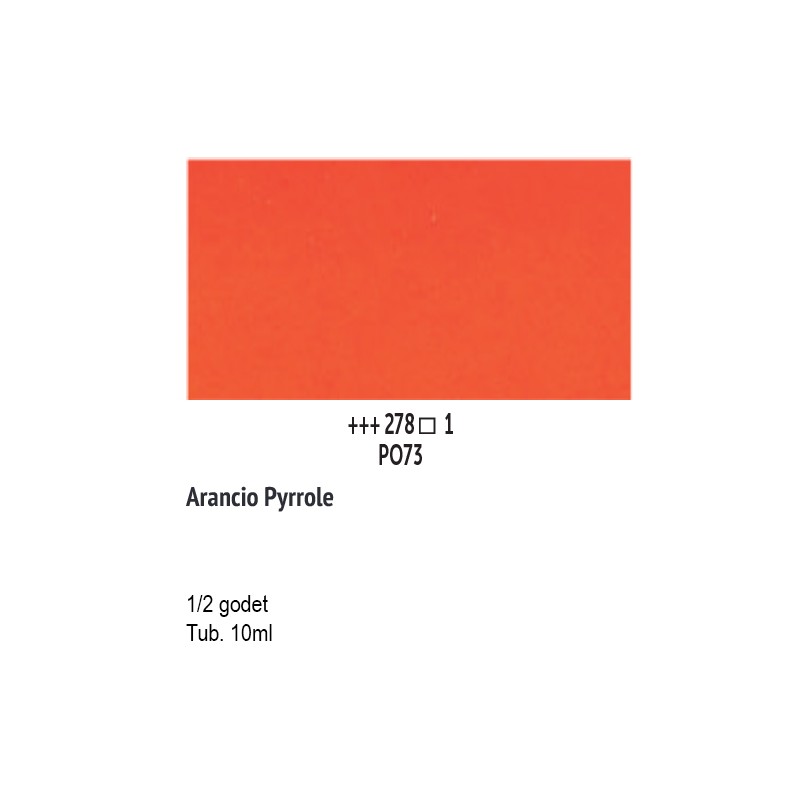 278 - Talens Van Gogh Acquerello Arancio Pyrrole
