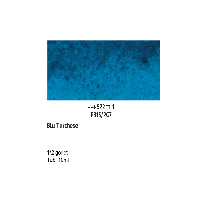 522 - Talens Van Gogh Acquerello Blu Turchese