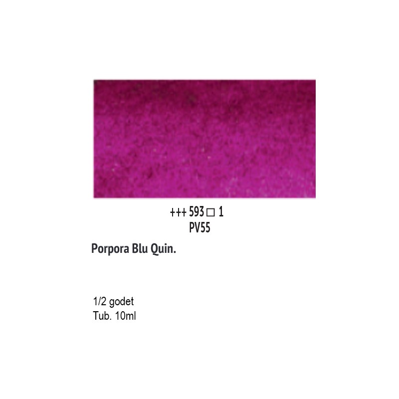 593 - Talens Van Gogh Acquerello Porpora Blu Quinacridone