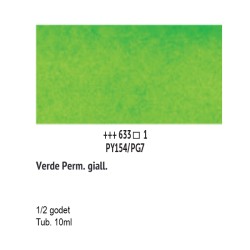 633 - Talens Van Gogh Acquerello Verde Giallastro Permanente