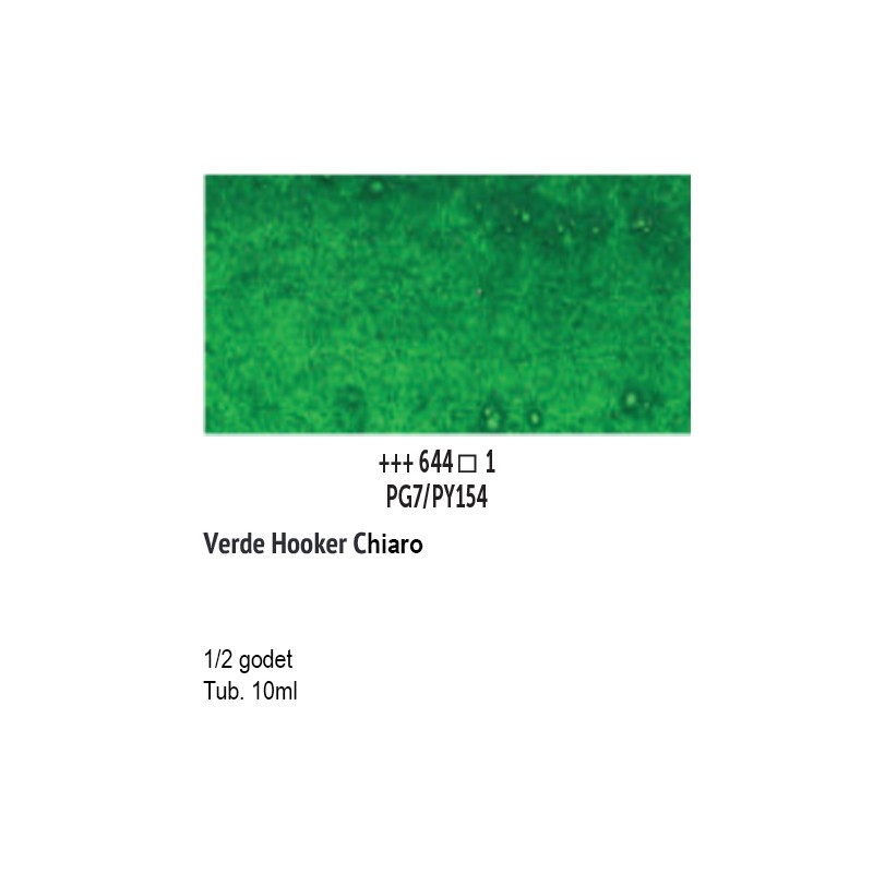 644 - Talens Van Gogh Acquerello Verde Hooker Chiaro