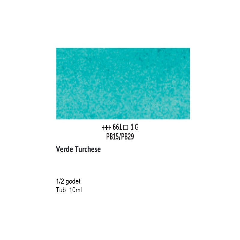 661 - Talens Van Gogh Acquerello Verde Turchese