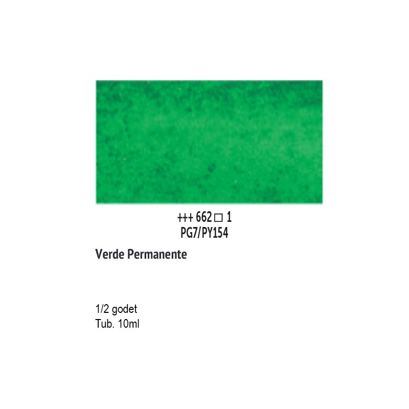 662 - Talens Van Gogh Acquerello Verde Permanente