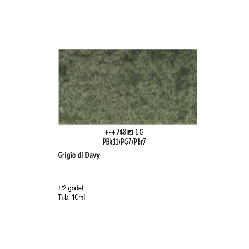 748 - Talens Van Gogh Acquerello Grigio Di Davy