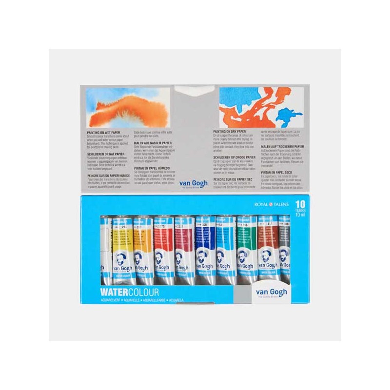 Talens Van Gogh Acquerelli Basic Set 10 Tubi 10ml