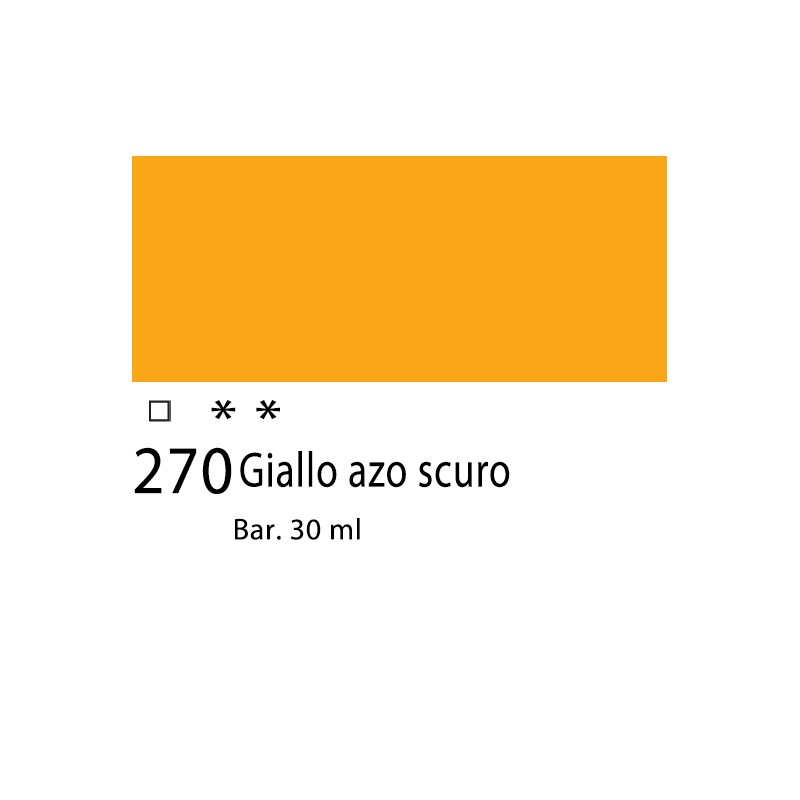 270 - Talens Amsterdam Acrylic Ink Giallo Azo Scuro