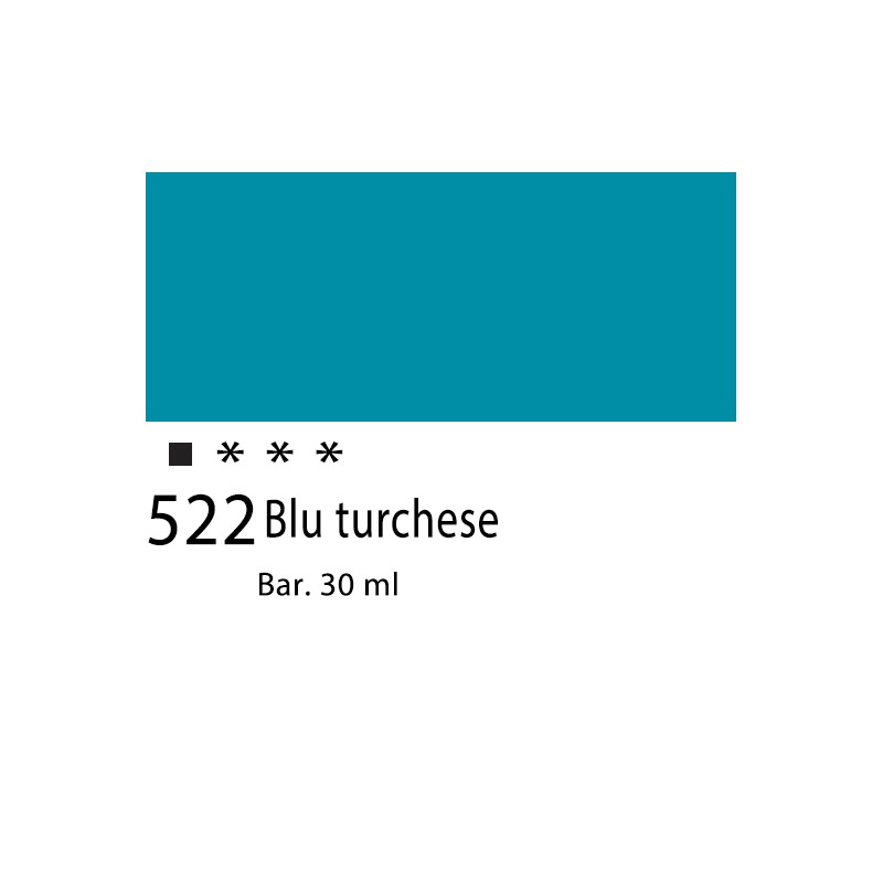 522 - Talens Amsterdam Acrylic Ink Blu Turchese